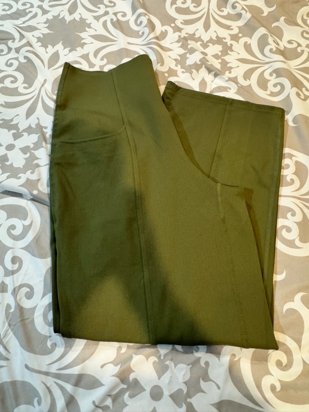 NWOT Halara High-Waist Olive Green Pants